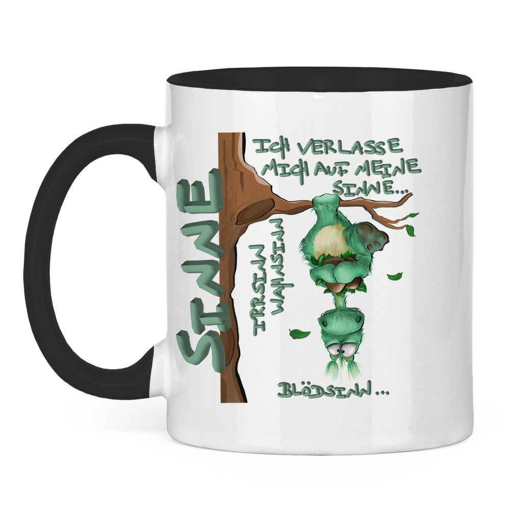 Tasse zweifarbig Sinne