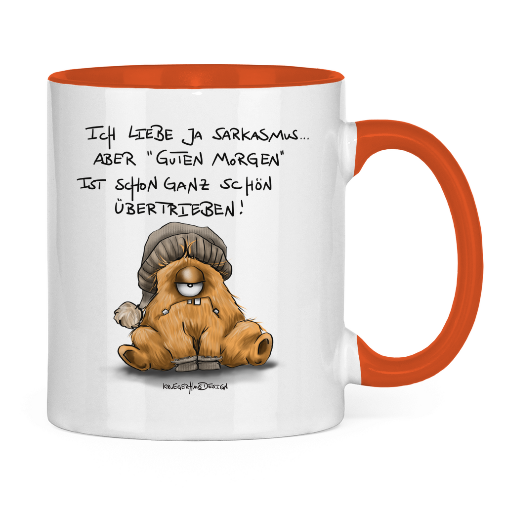 Tasse zweifarbig #Sarkasmus
