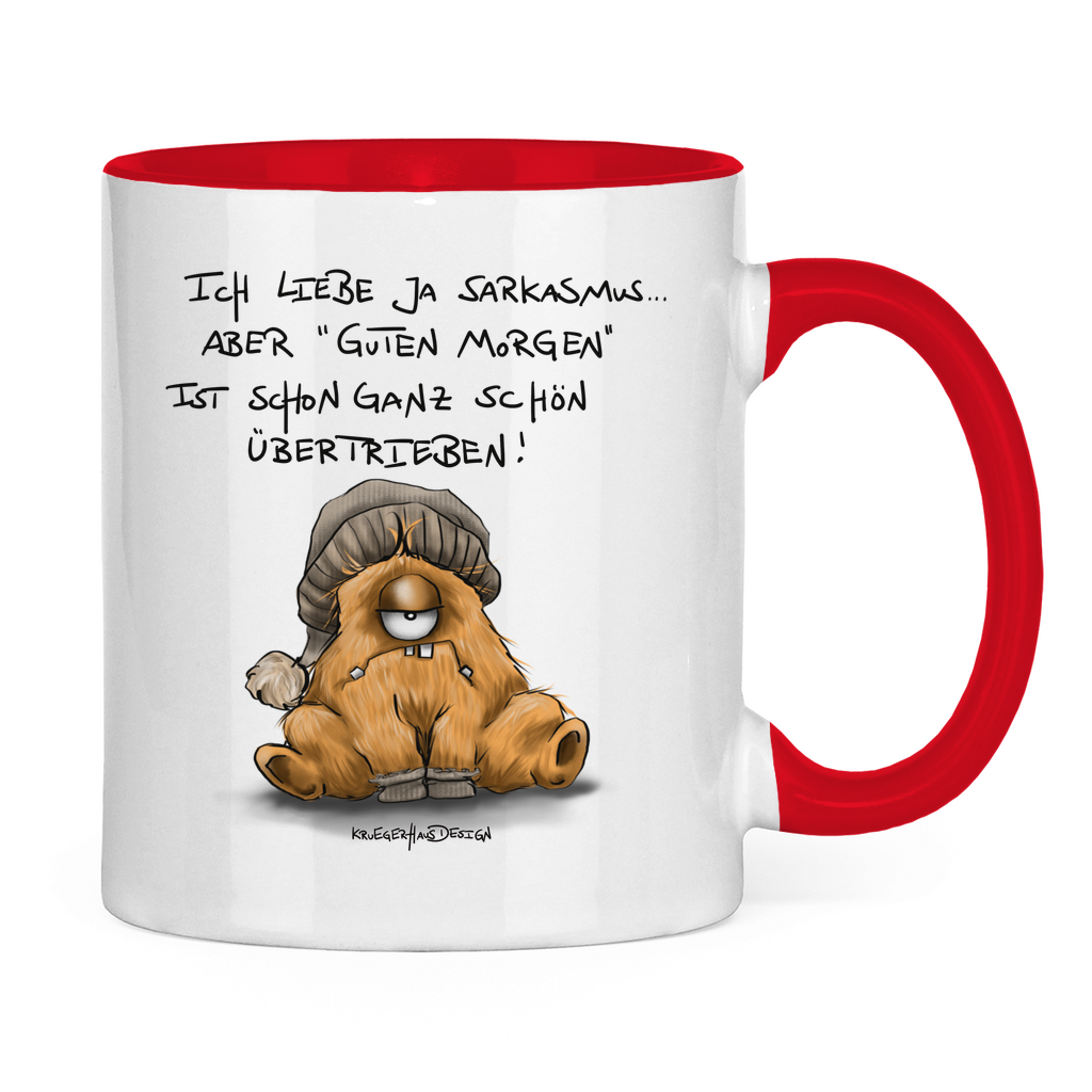 Tasse zweifarbig #Sarkasmus