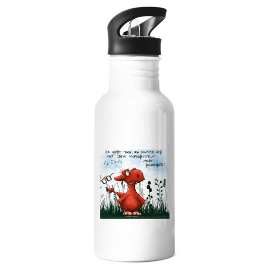 Edelstahl-Trinkflasche Es gibt Tage, da komme ich mit dem Kopfschütteln nicht...