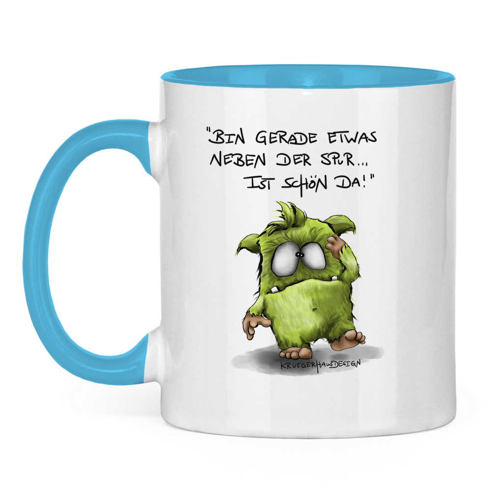 Tasse zweifarbig Bin gerade etwas neben der Spur... Ist schön da!