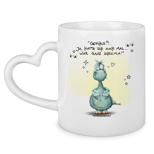 Tasse mit Herzhenkel Gefühle? Ja, hatte ich auch mal.. War ganz schlimm!