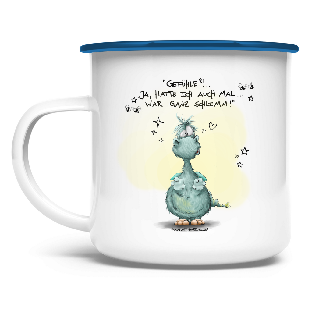 Emaille Tasse Gefühle? Ja, hatte ich auch mal.. War ganz schlimm!