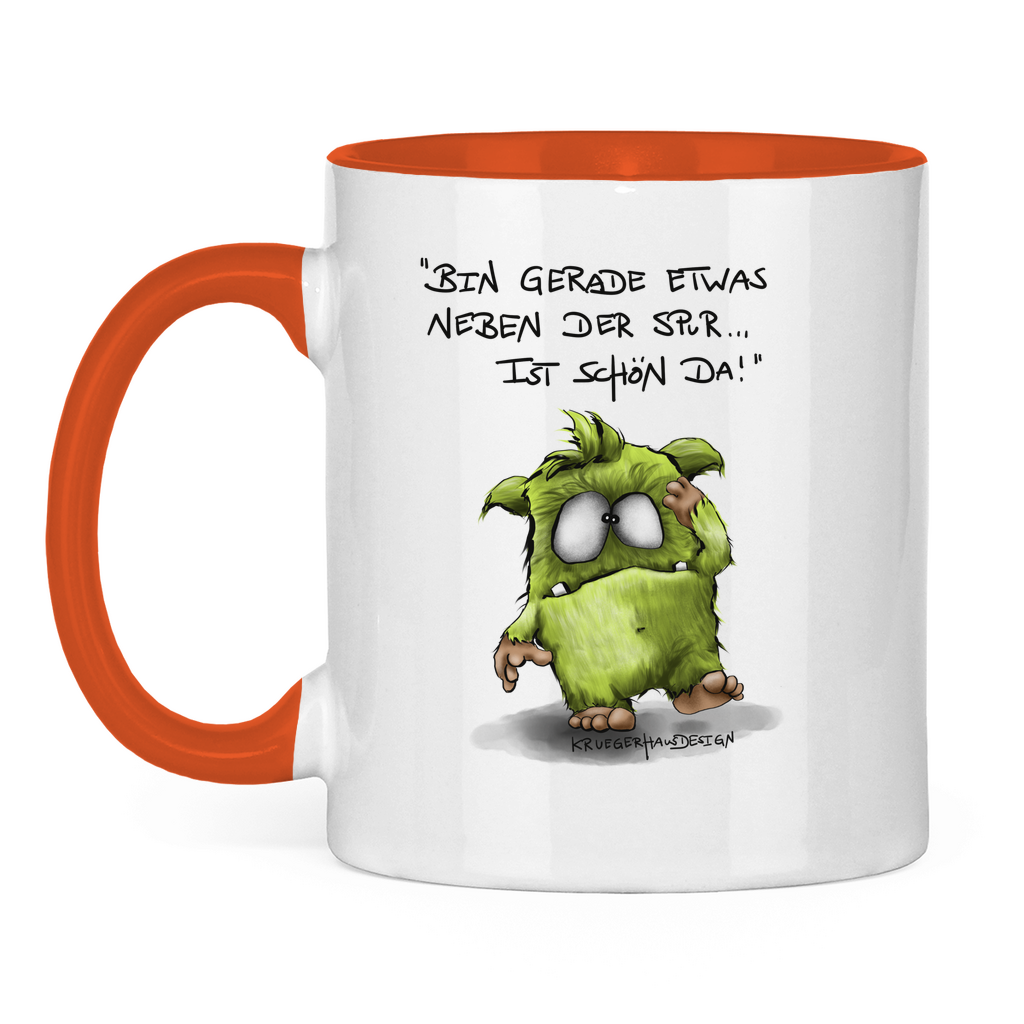 Tasse zweifarbig Bin gerade etwas neben der Spur... Ist schön da!