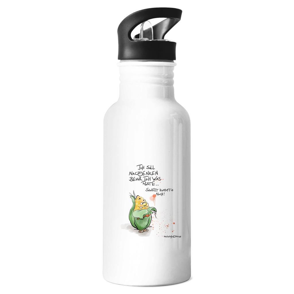 Edelstahl-Trinkflasche Ich soll nachdenken bevor ich was poste... Soweit kommt's...