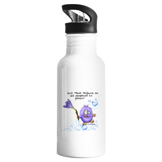 Edelstahl-Trinkflasche Eine Prise Frühling ist wie Ahoibrause im Herzen!