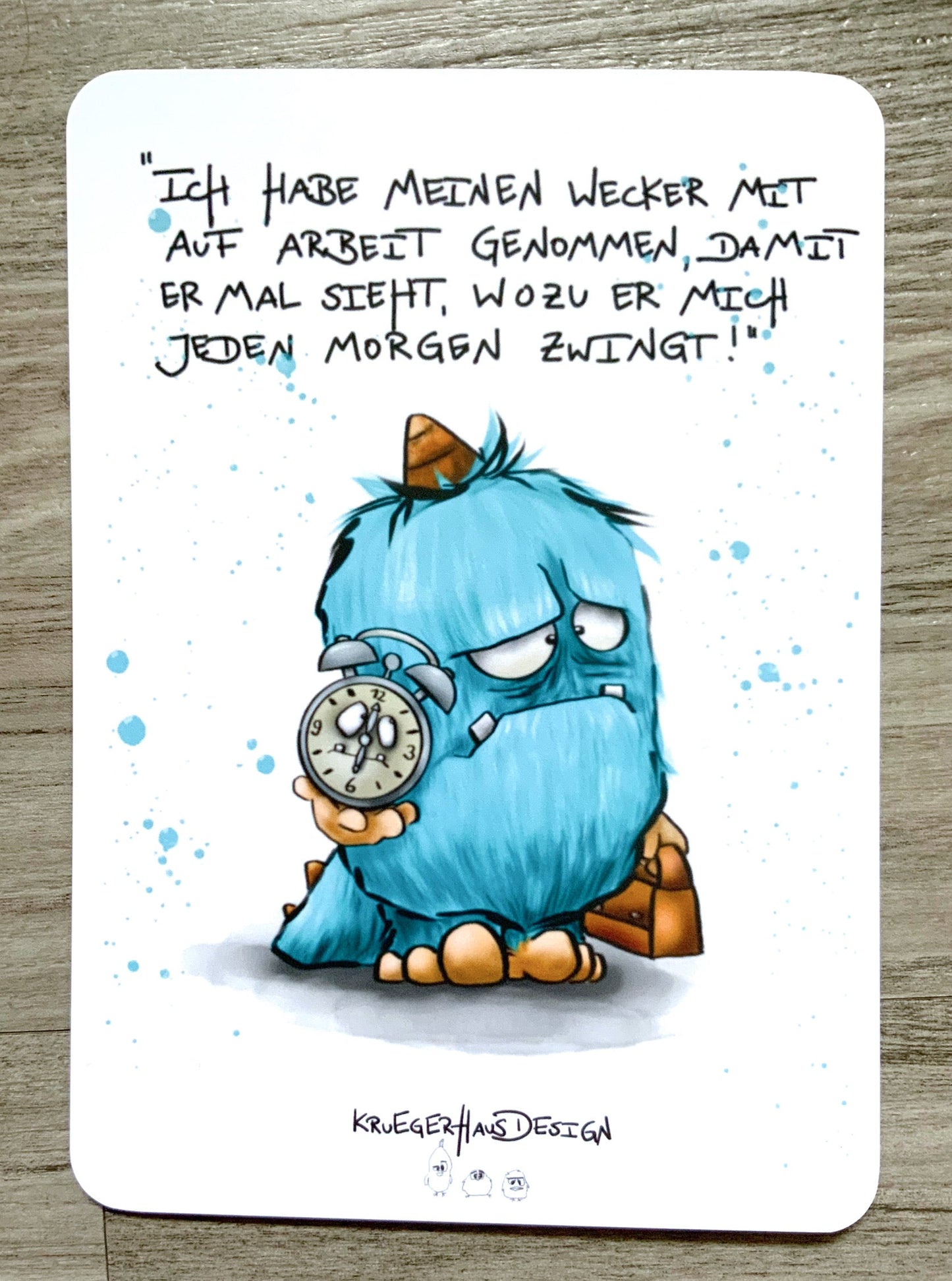 Postkarten Set Monster Kruegerhausdesign Juni 2023, 12 Postkarten.