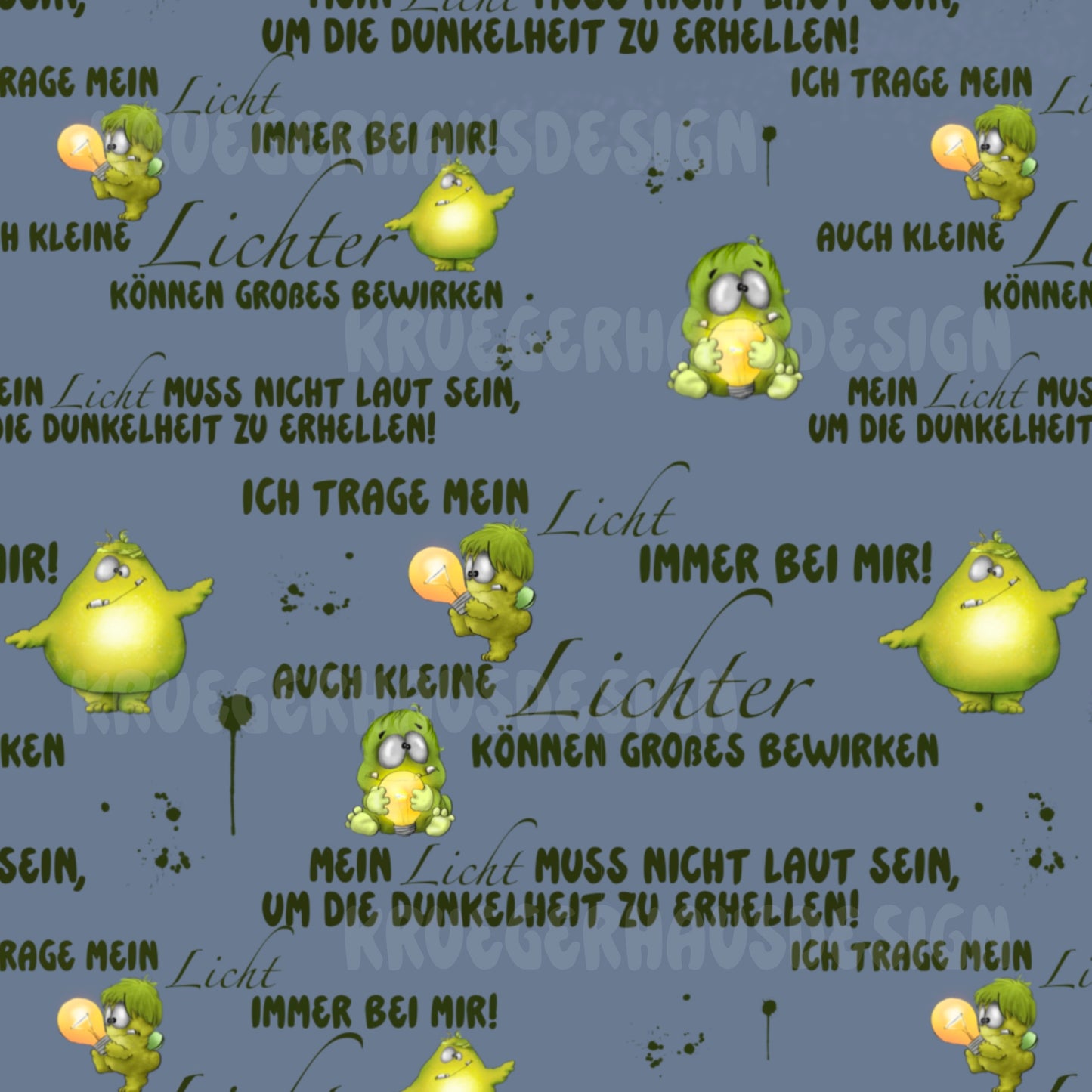 Glühwürmchen – Exklusives Stoffdesign für magische Nähprojekte Design mit Sprüchen