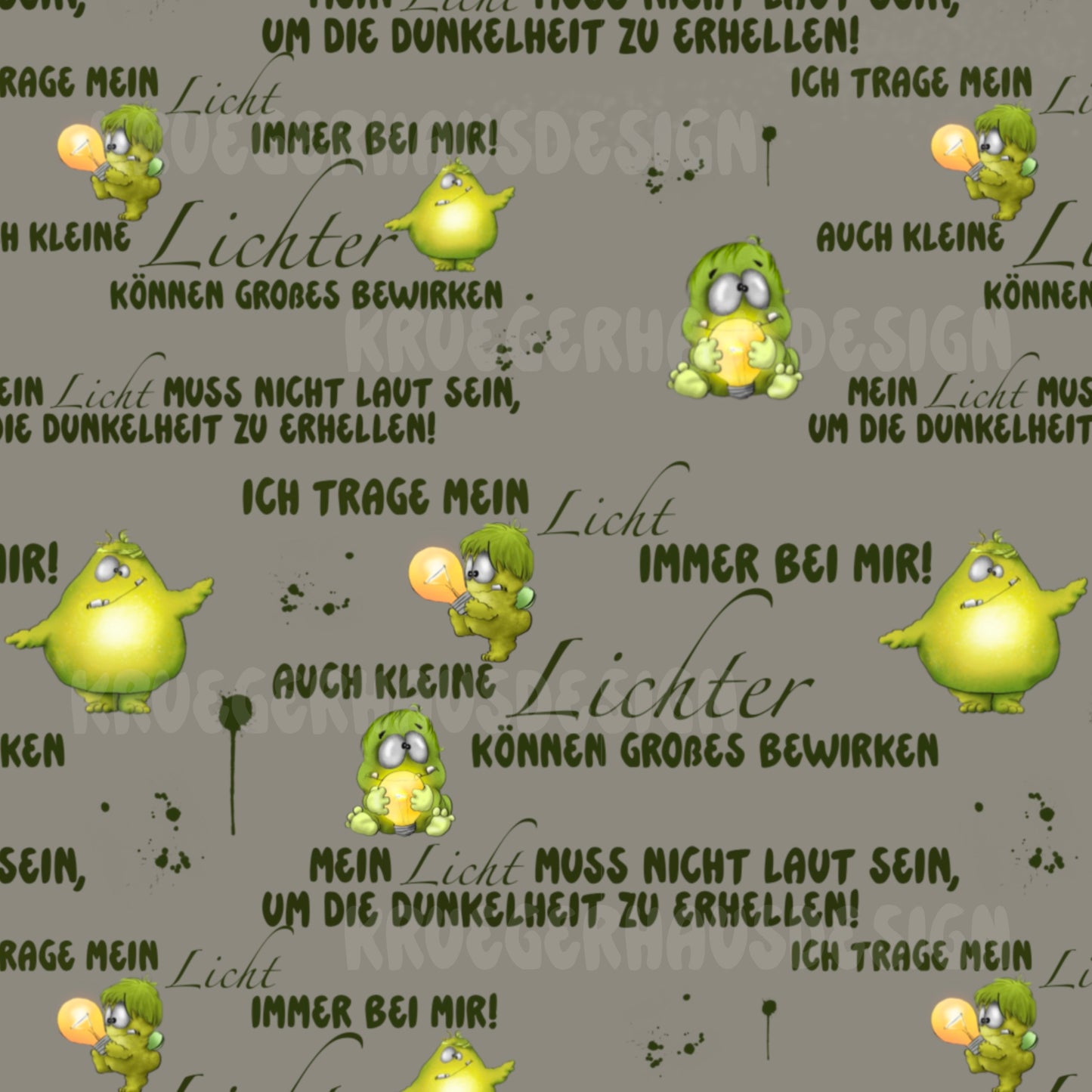 Glühwürmchen – Exklusives Stoffdesign für magische Nähprojekte Design mit Sprüchen