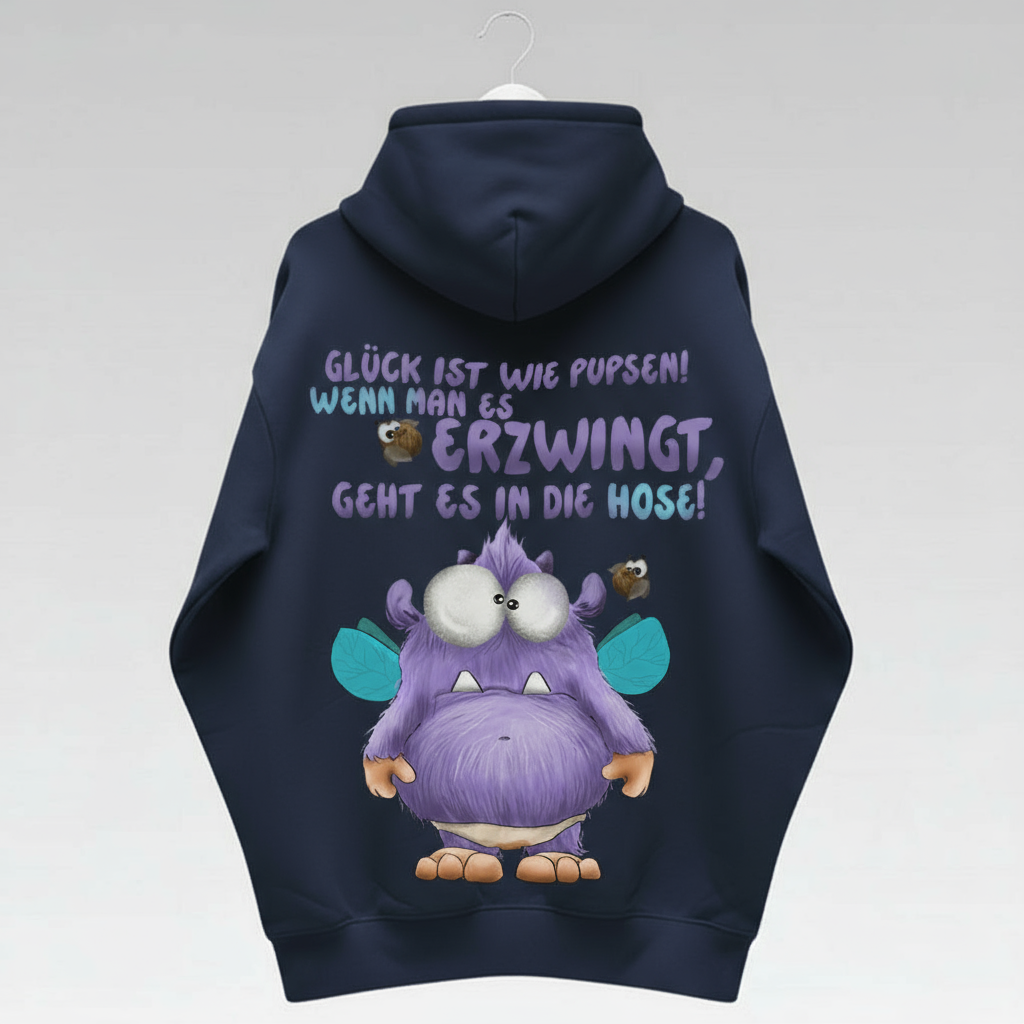 Unisex Hoodie Jacke – Navy Blue | personalisierter Druck