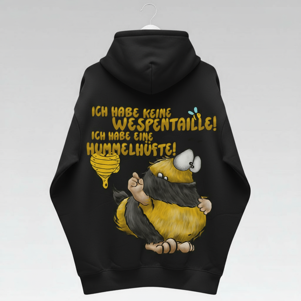 Unisex Hoodie XXL Druck Kruegerhausdesign Monster, Schwarz, Motivwahl
