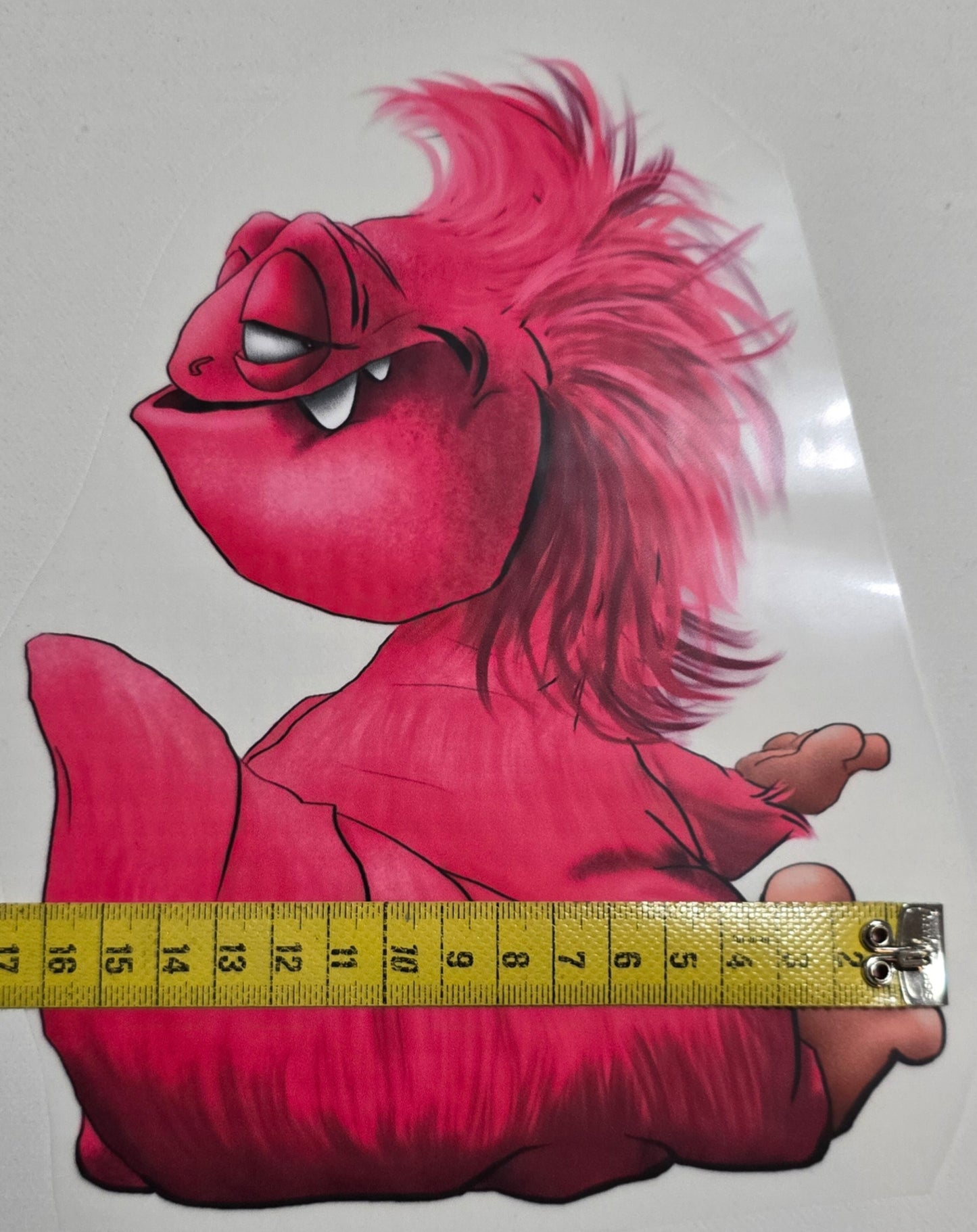 Bügelbild Kruegerhausdesign Monster  pink Persönlichkeit