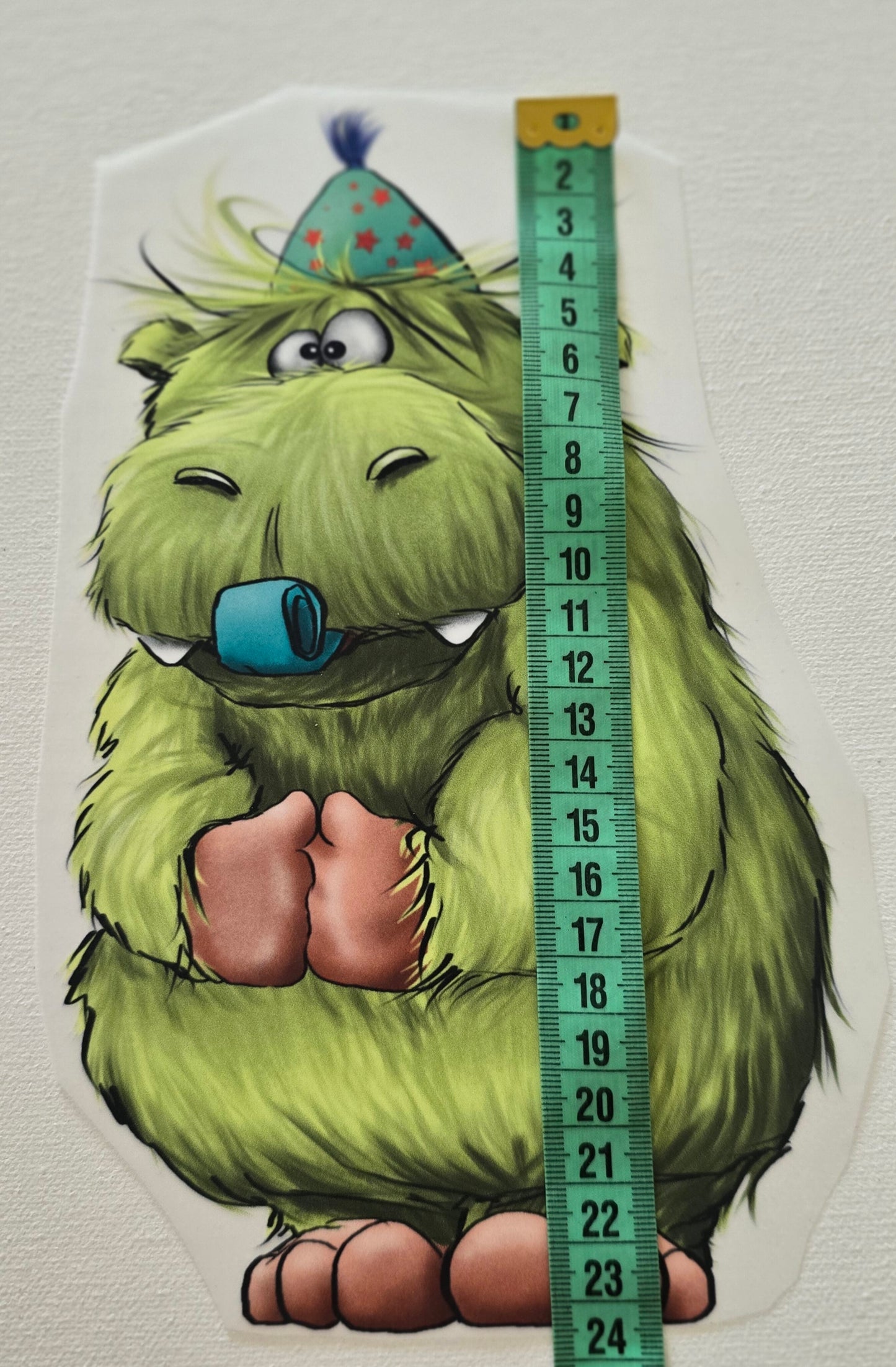 XL Bügelbild Kruegerhausdesign Geburtstagsmonster