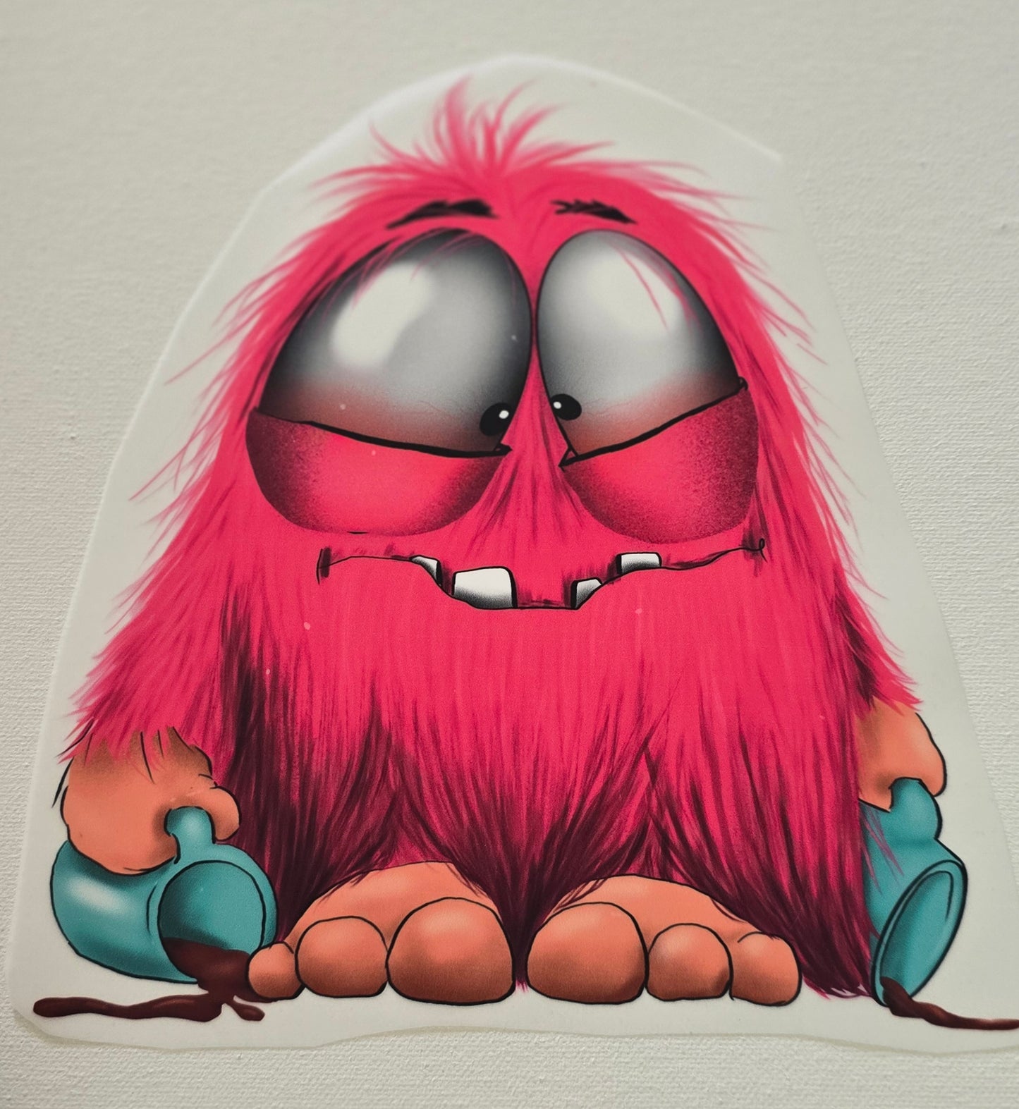 XL Bügelbild Kruegerhausdesign pinky Monster