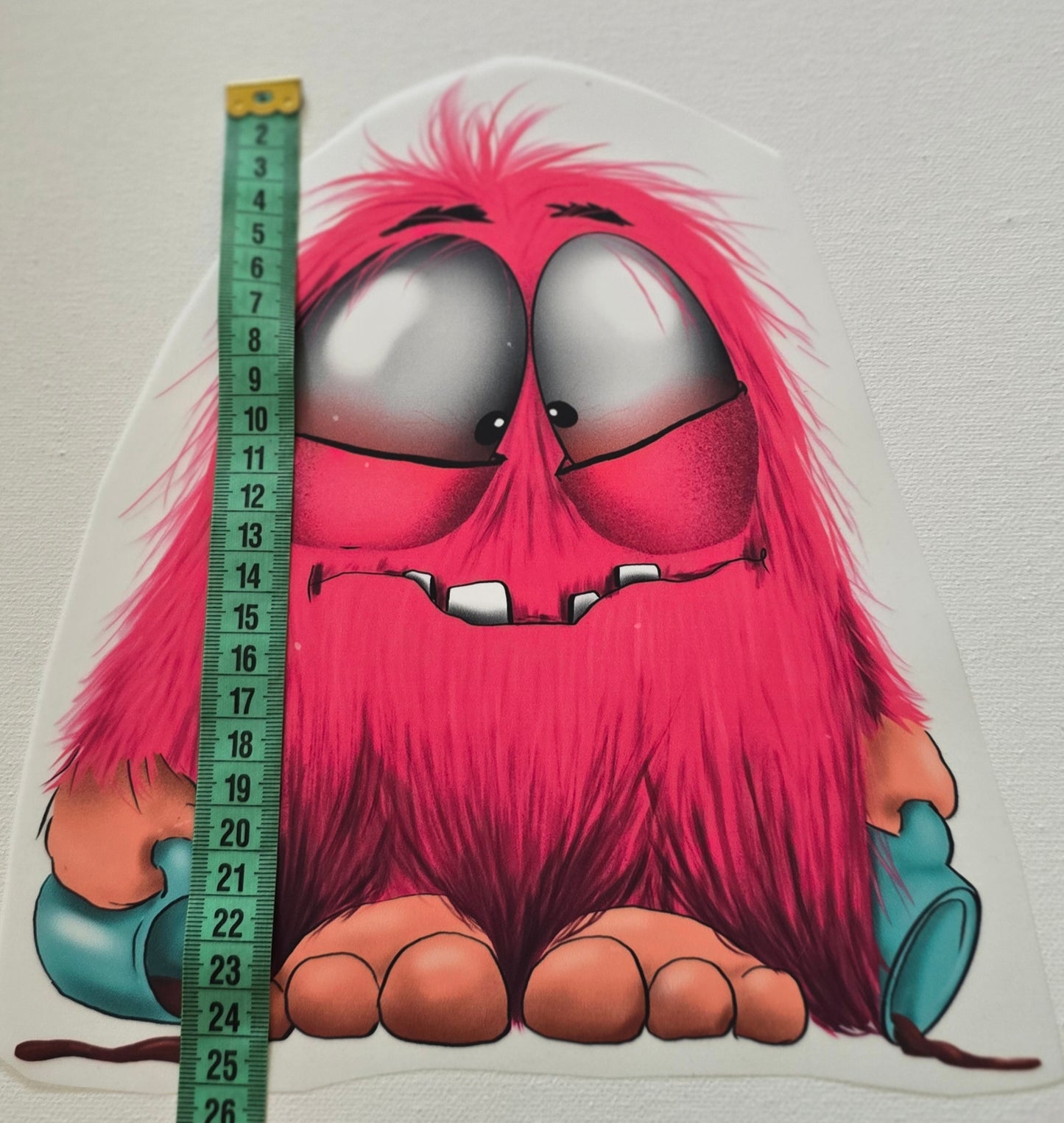 XL Bügelbild Kruegerhausdesign pinky Monster