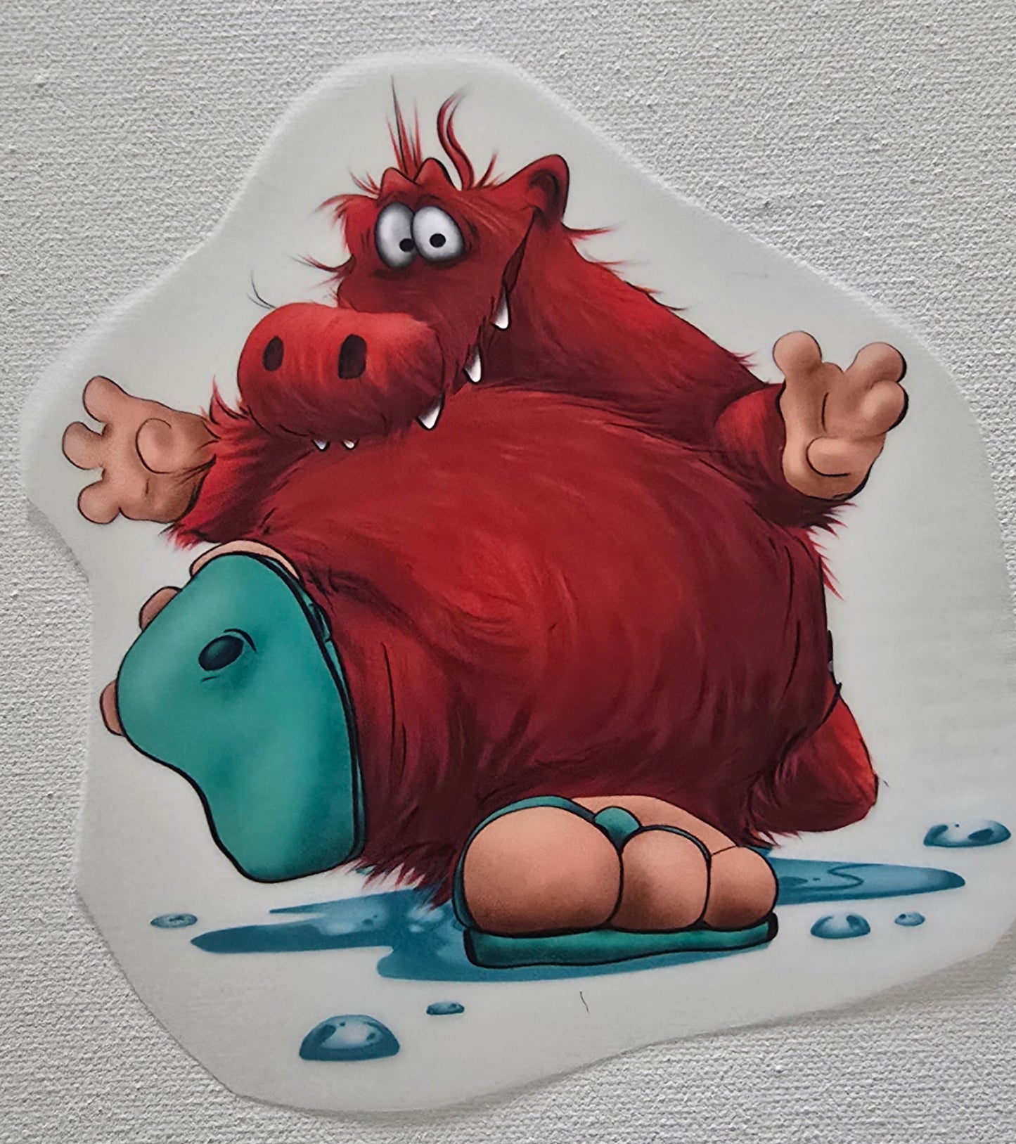 Bügelbild Kruegerhausdesign Chefsache Monster