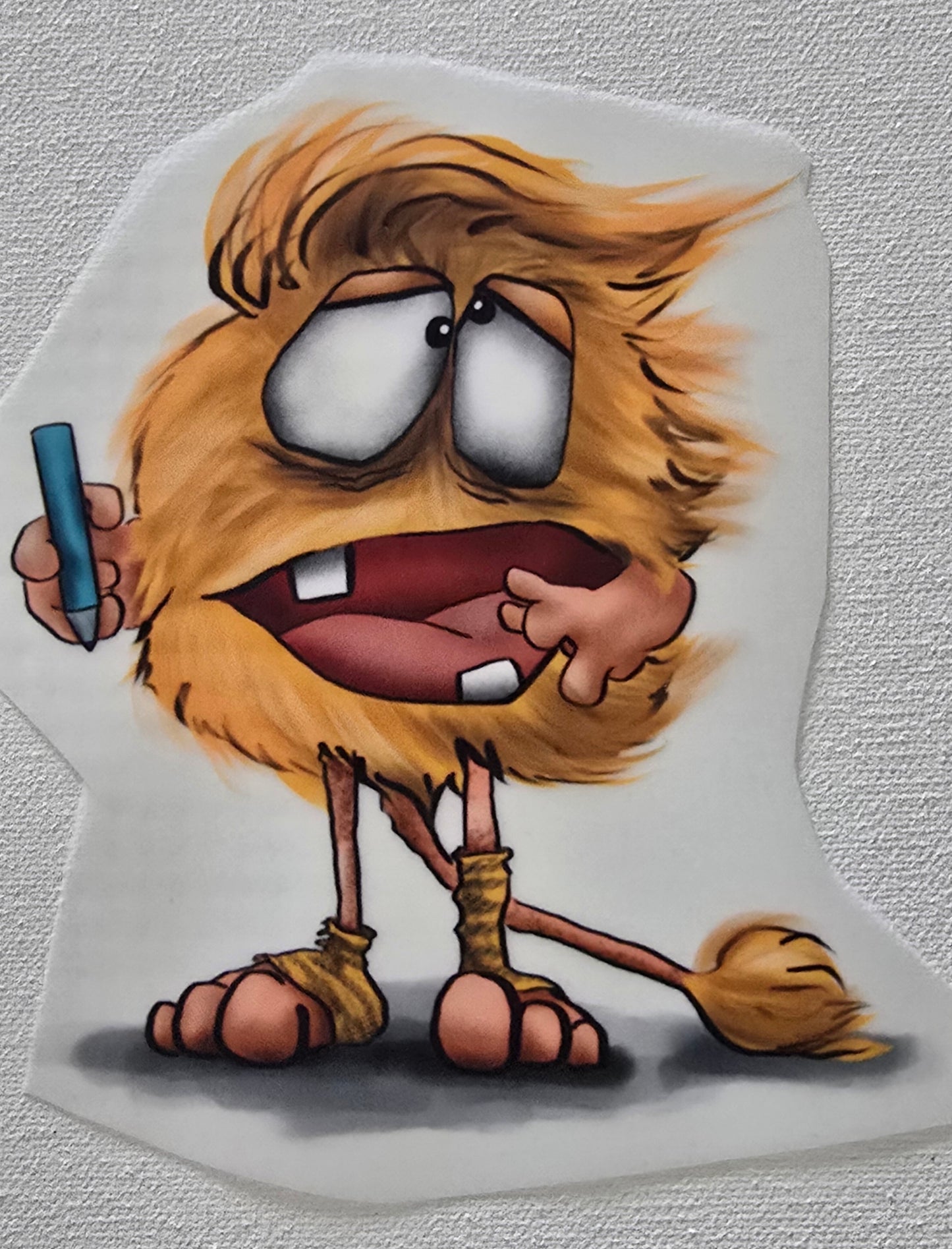 Bügelbild Kruegerhausdesign Bleistifte Monster