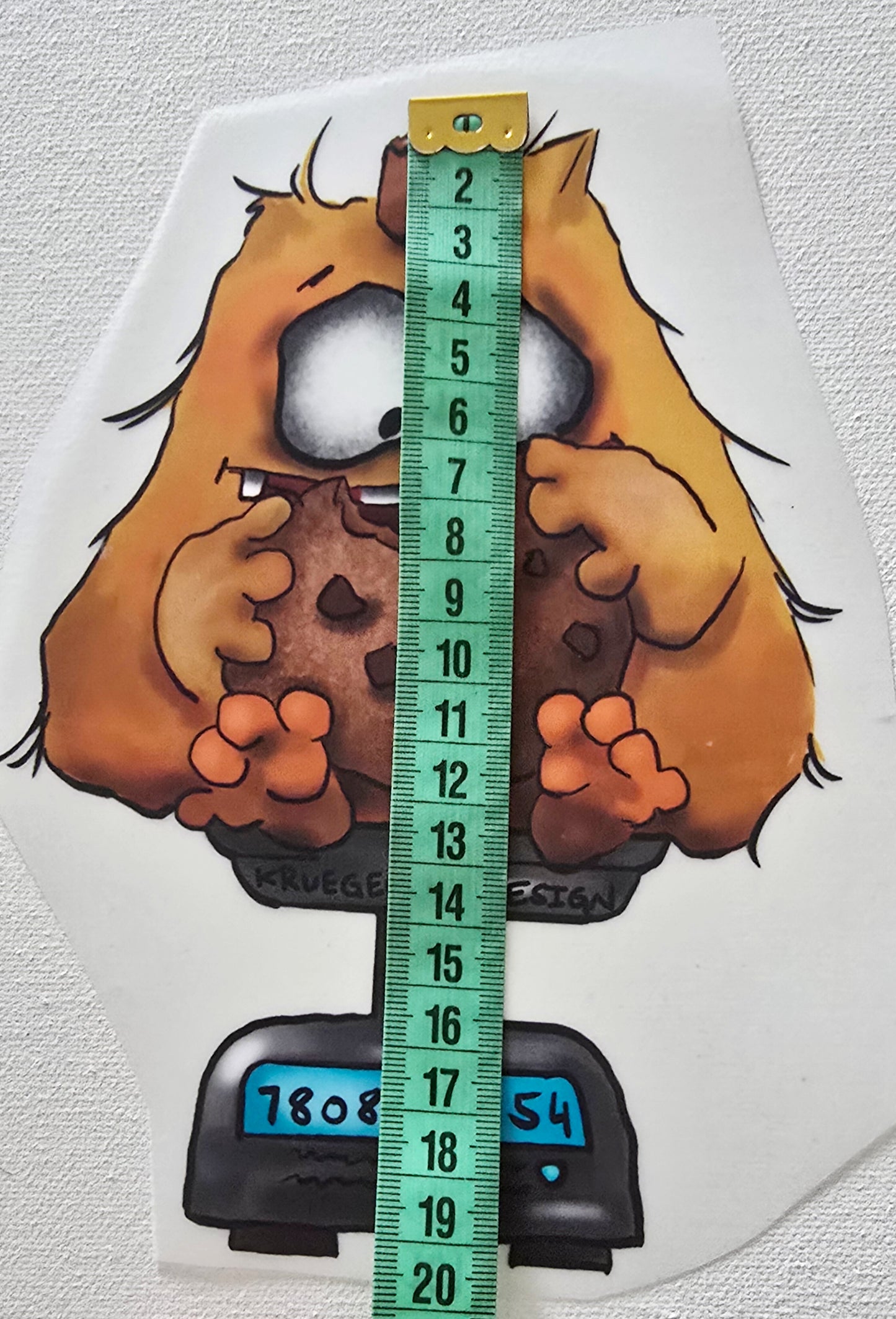 Bügelbild Kruegerhausdesign Cookie Monster