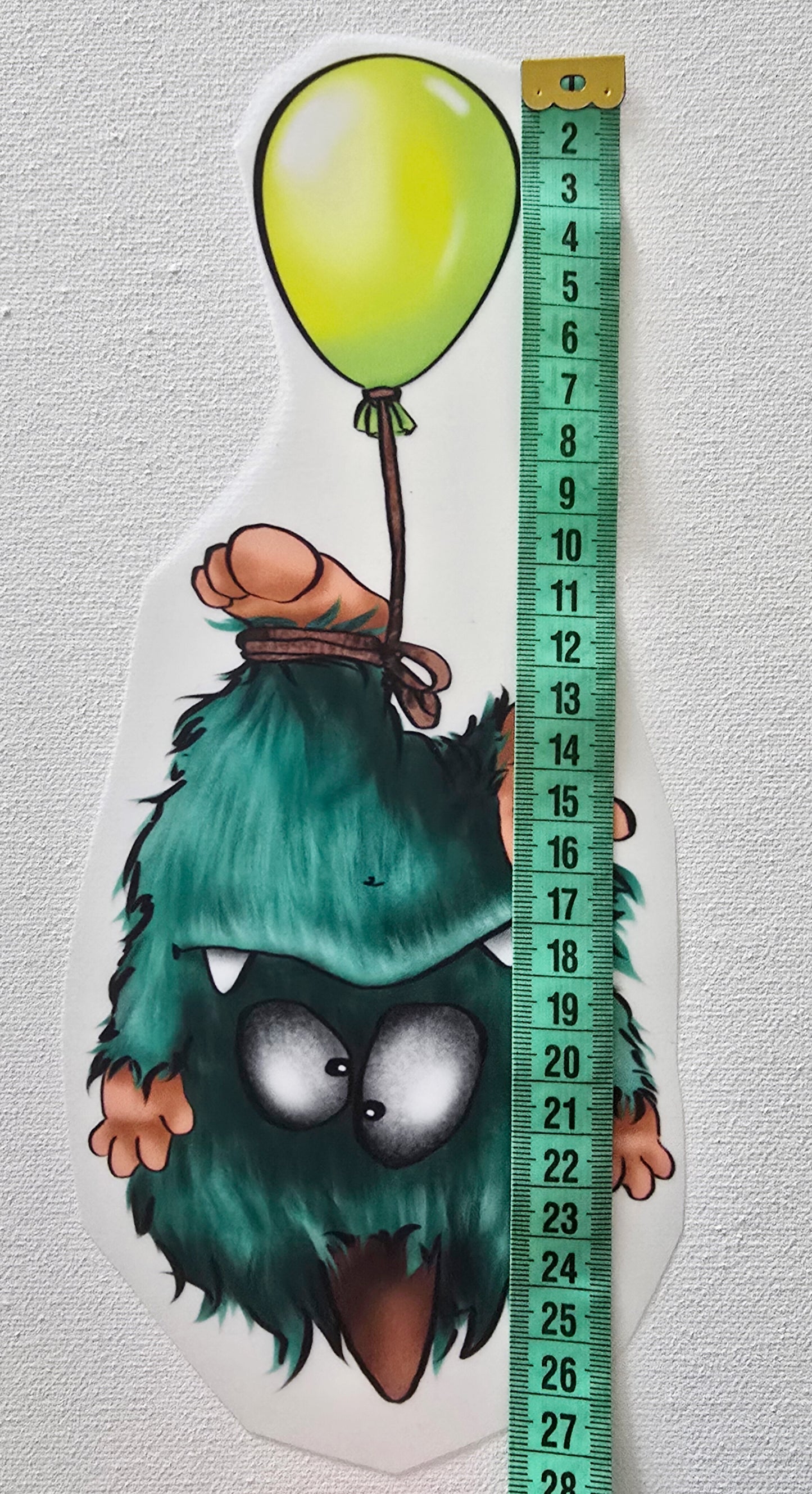XL Bügelbild Kruegerhausdesign Ballon Einzigartig Monster