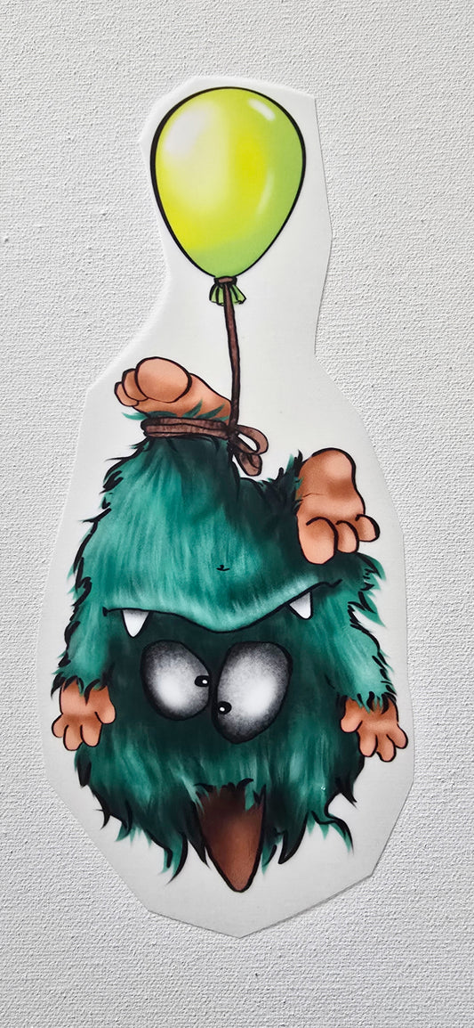 XL Bügelbild Kruegerhausdesign Ballon Einzigartig Monster