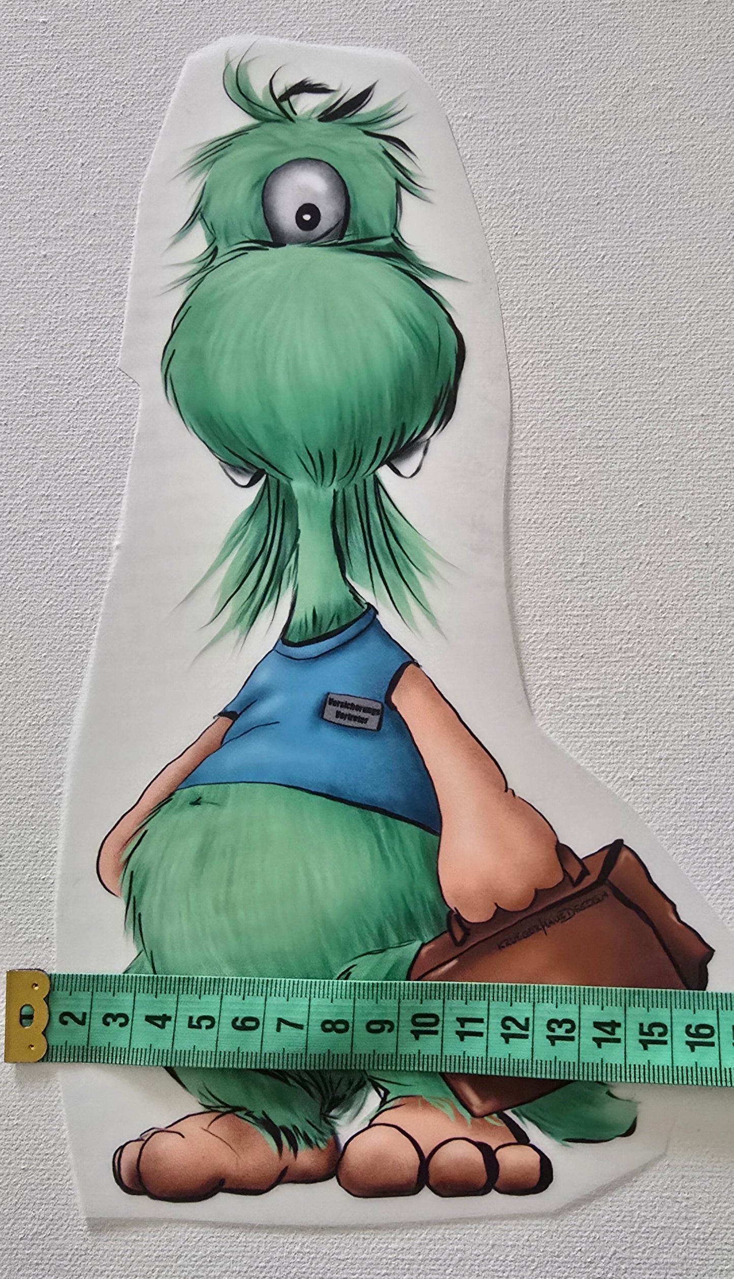 XL Bügelbild Kruegerhausdesign Hast mir gerade noch gefehlt Monster