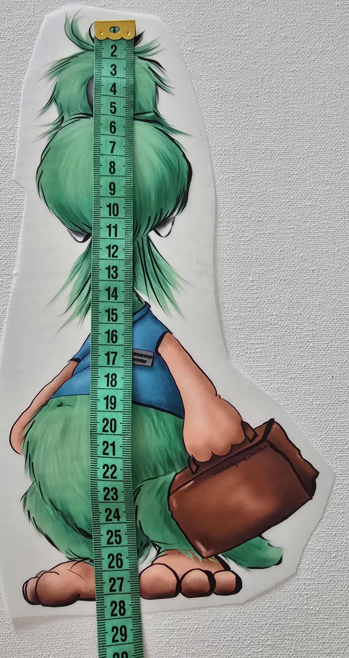 XL Bügelbild Kruegerhausdesign Hast mir gerade noch gefehlt Monster