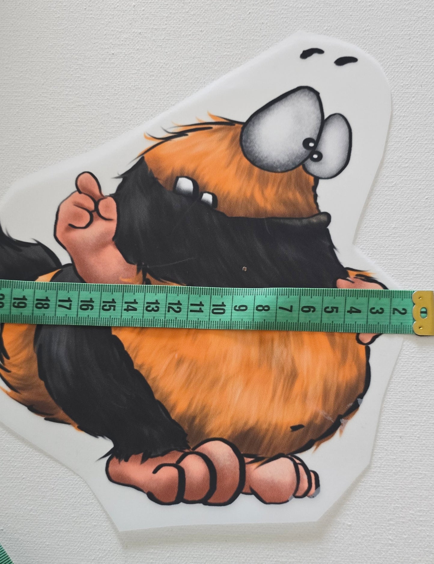 XL Bügelbild Kruegerhausdesign Hummelhüfte  Monster