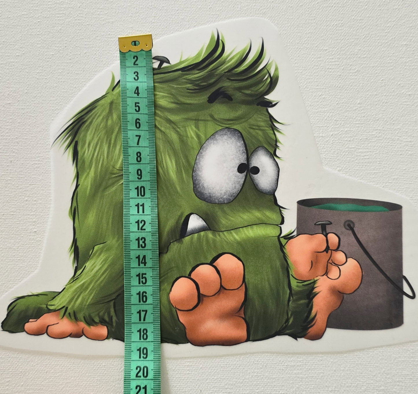 XL Bügelbild Kruegerhausdesign Happy Handerker Monster