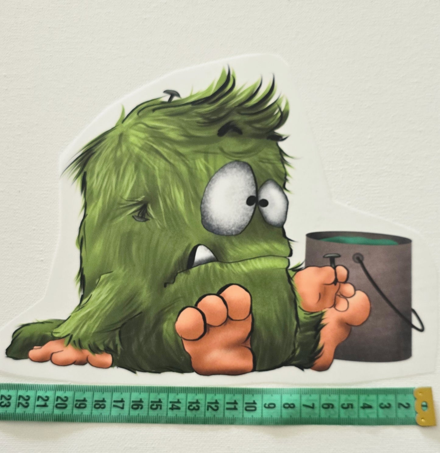 XL Bügelbild Kruegerhausdesign Happy Handerker Monster