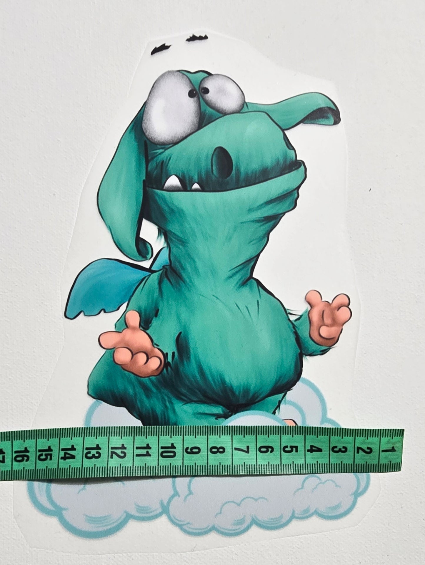 Bügelbild Kruegerhausdesign letzter Gedanke Monster