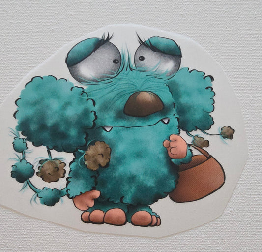 Bügelbild Kruegerhausdesign Bommel Monster