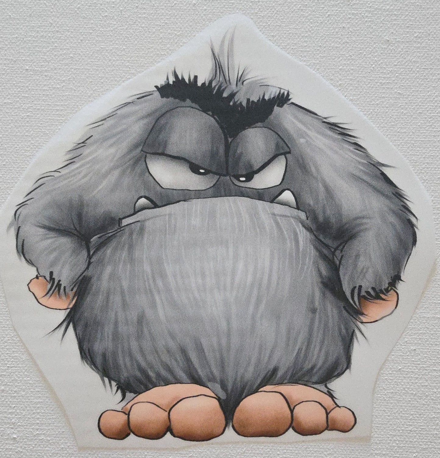 Bügelbild Kruegerhausdesign Horst Guck mich nicht... Monster