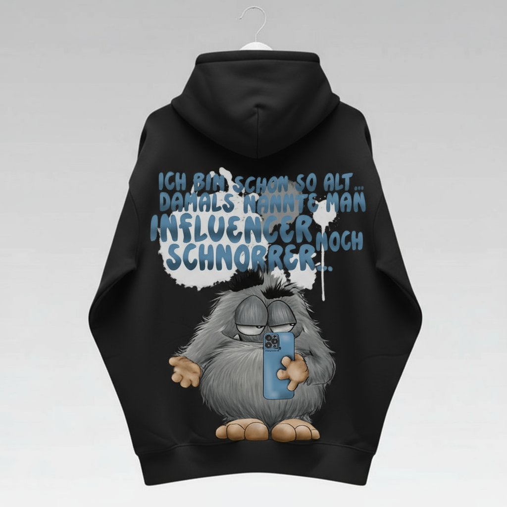 Unisex Hoodie Jacke – Schwarz | personalisierter Druck