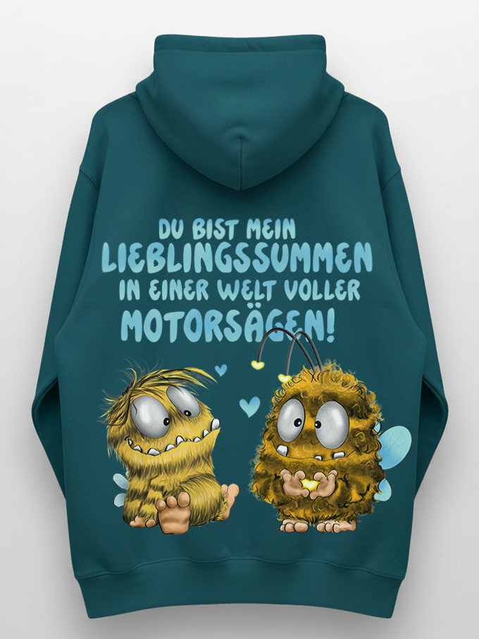 Monster Hoodie Emerald Grün Gr. XL | Wunschmotiv | FINAL SALE