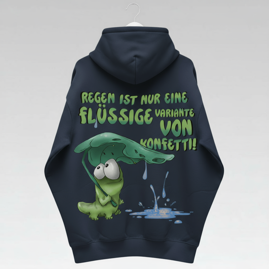 Unisex Hoodie Jacke – Navy Blue | personalisierter Druck