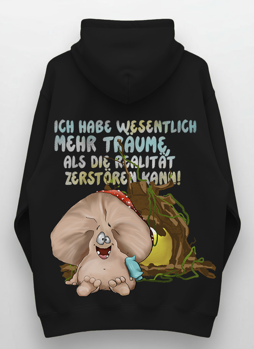 Monster Hoodie Schwarz Gr. XXL | Wunschmotiv | FINAL SALE