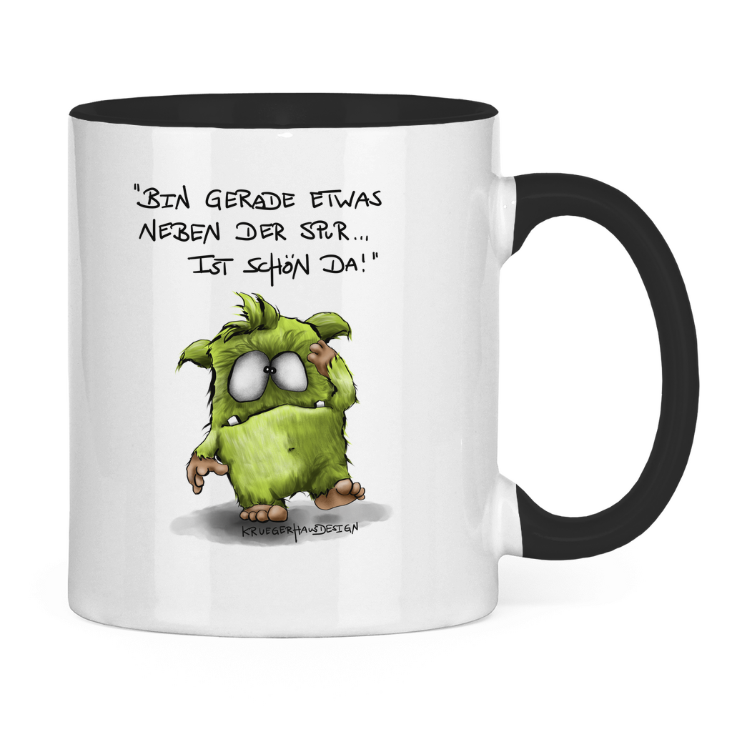 Tasse zweifarbig Bin gerade etwas neben der Spur... Ist schön da!