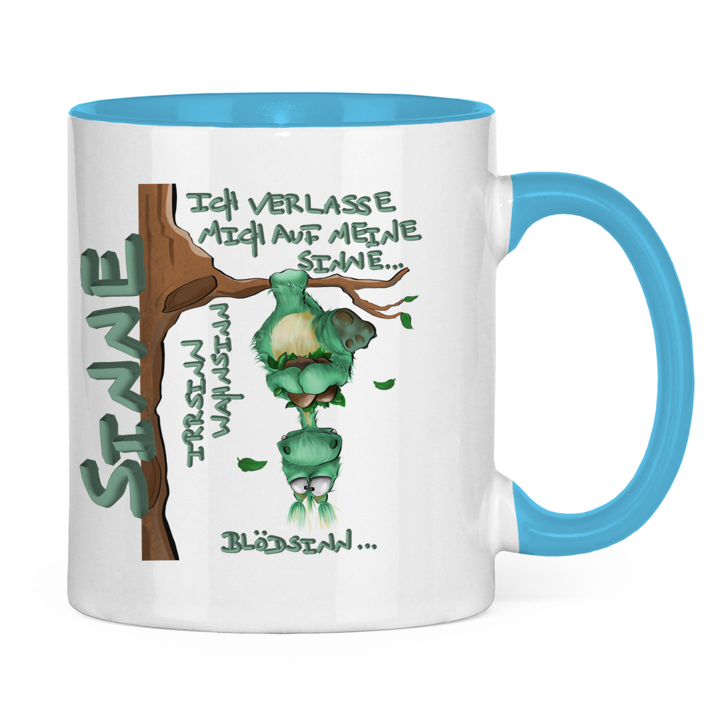 Tasse zweifarbig Sinne