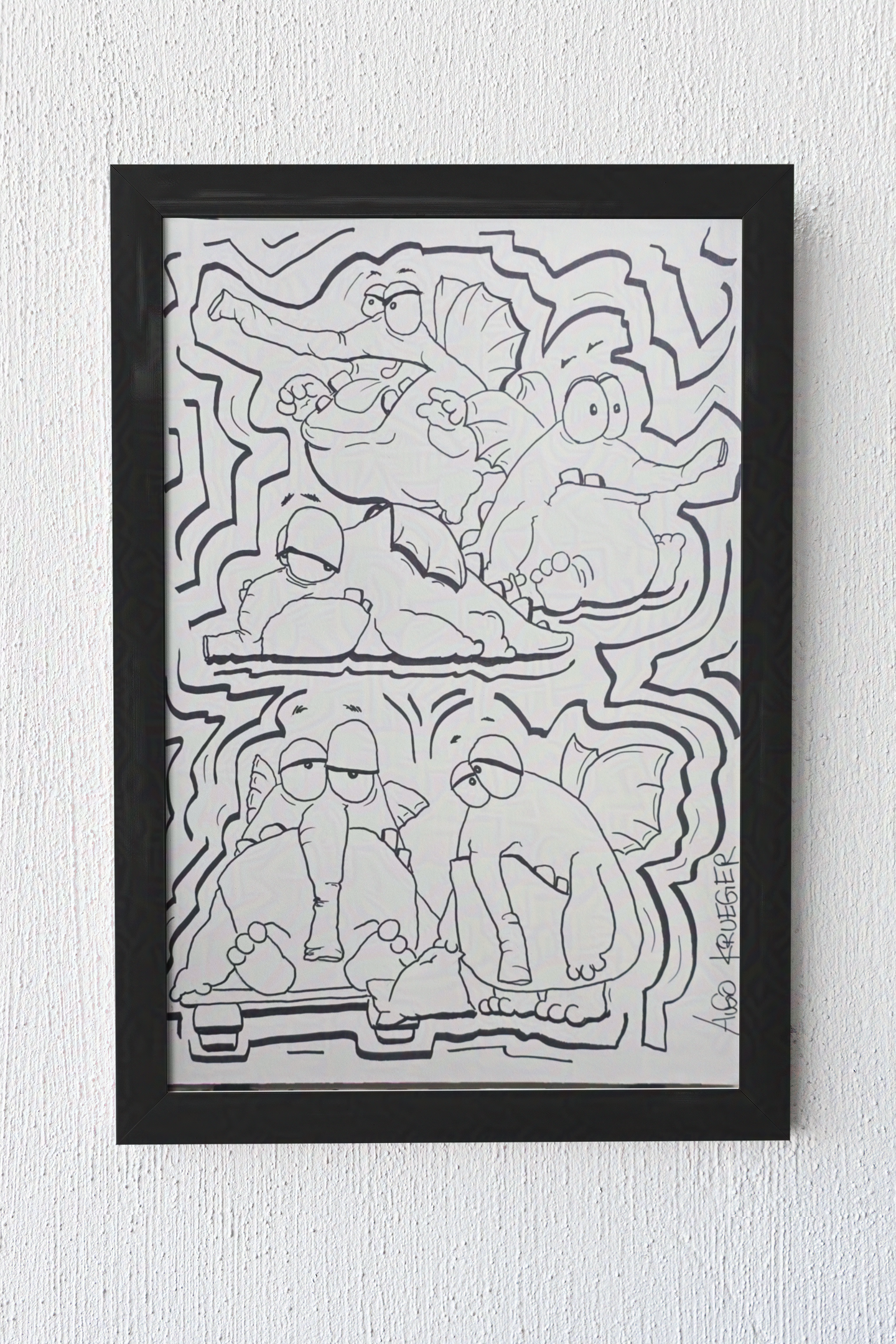 Rüsselbert No. 1 – Original Artwork (1/1) | A2 | Hugo Krueger