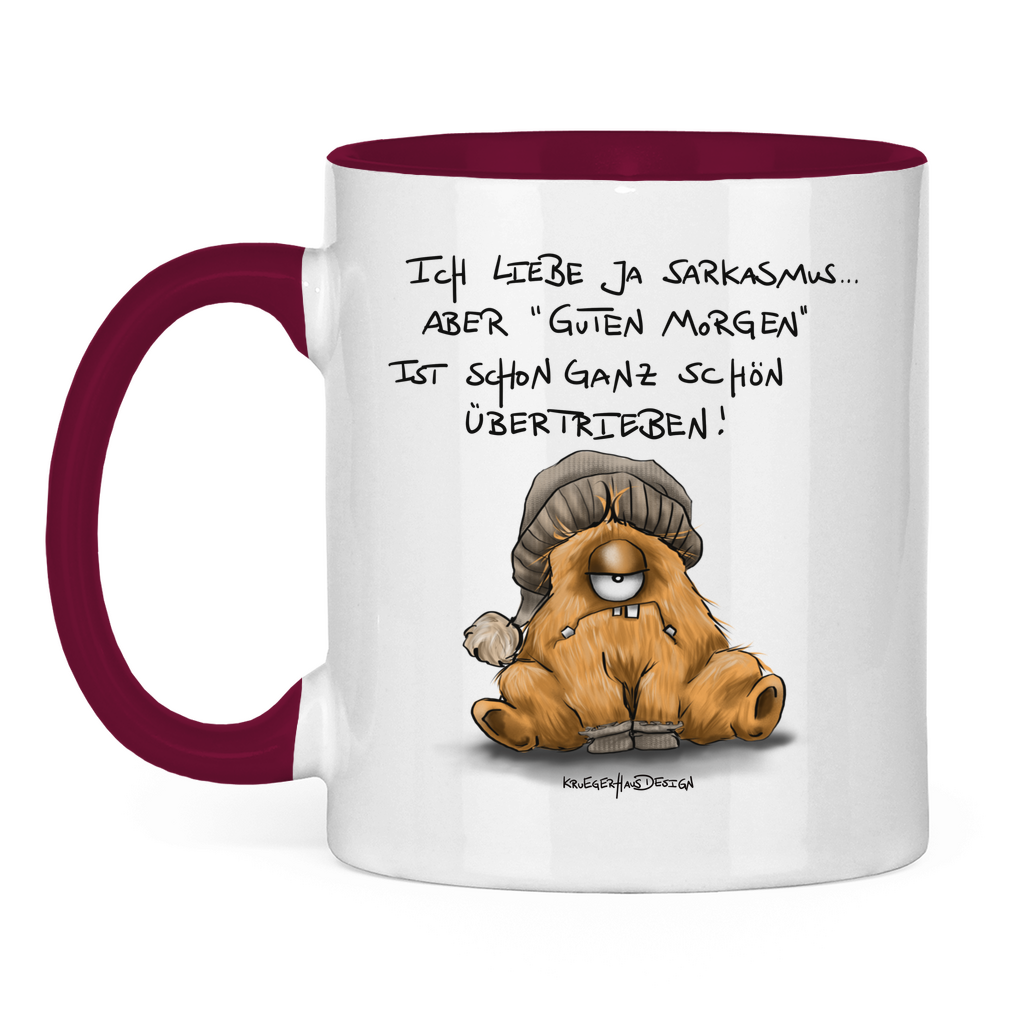 Tasse zweifarbig #Sarkasmus