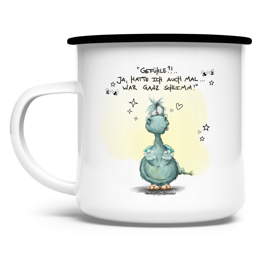 Emaille Tasse Gefühle? Ja, hatte ich auch mal.. War ganz schlimm!