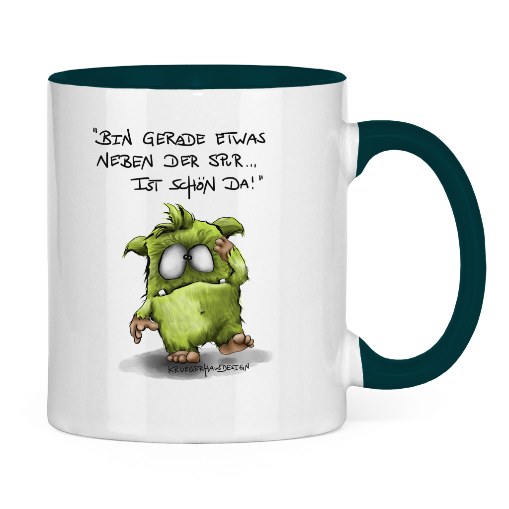 Tasse zweifarbig Bin gerade etwas neben der Spur... Ist schön da!