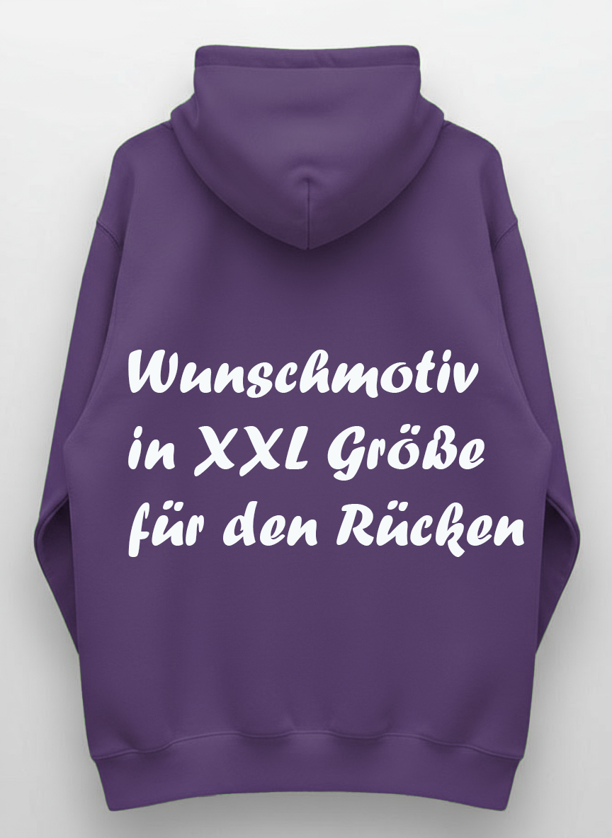 Unisex Hoodie XXL Druck Kruegerhausdesign Monster, Beere, Motivwahl