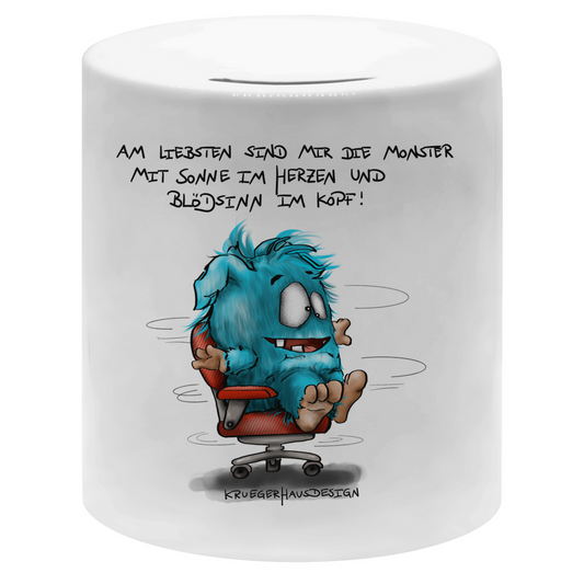 Money box Am liebsten sind mir die Monster mit Sonne im Herzen und...