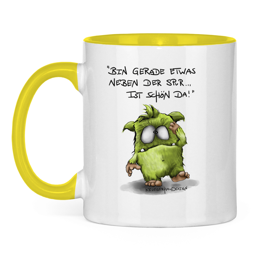 Tasse zweifarbig Bin gerade etwas neben der Spur... Ist schön da!