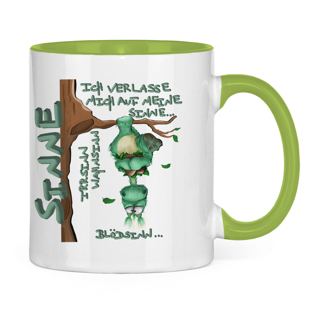 Tasse zweifarbig Sinne
