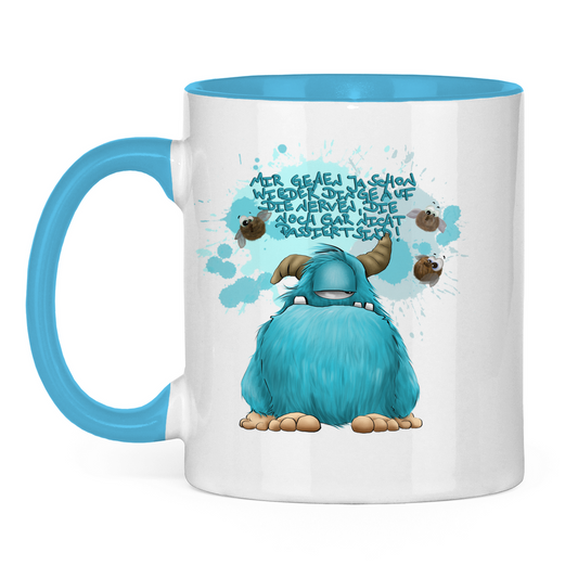 Tasse zweifarbig Mir gehen