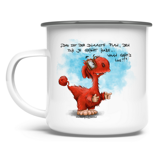 Emaille Tasse Duemmsteplan