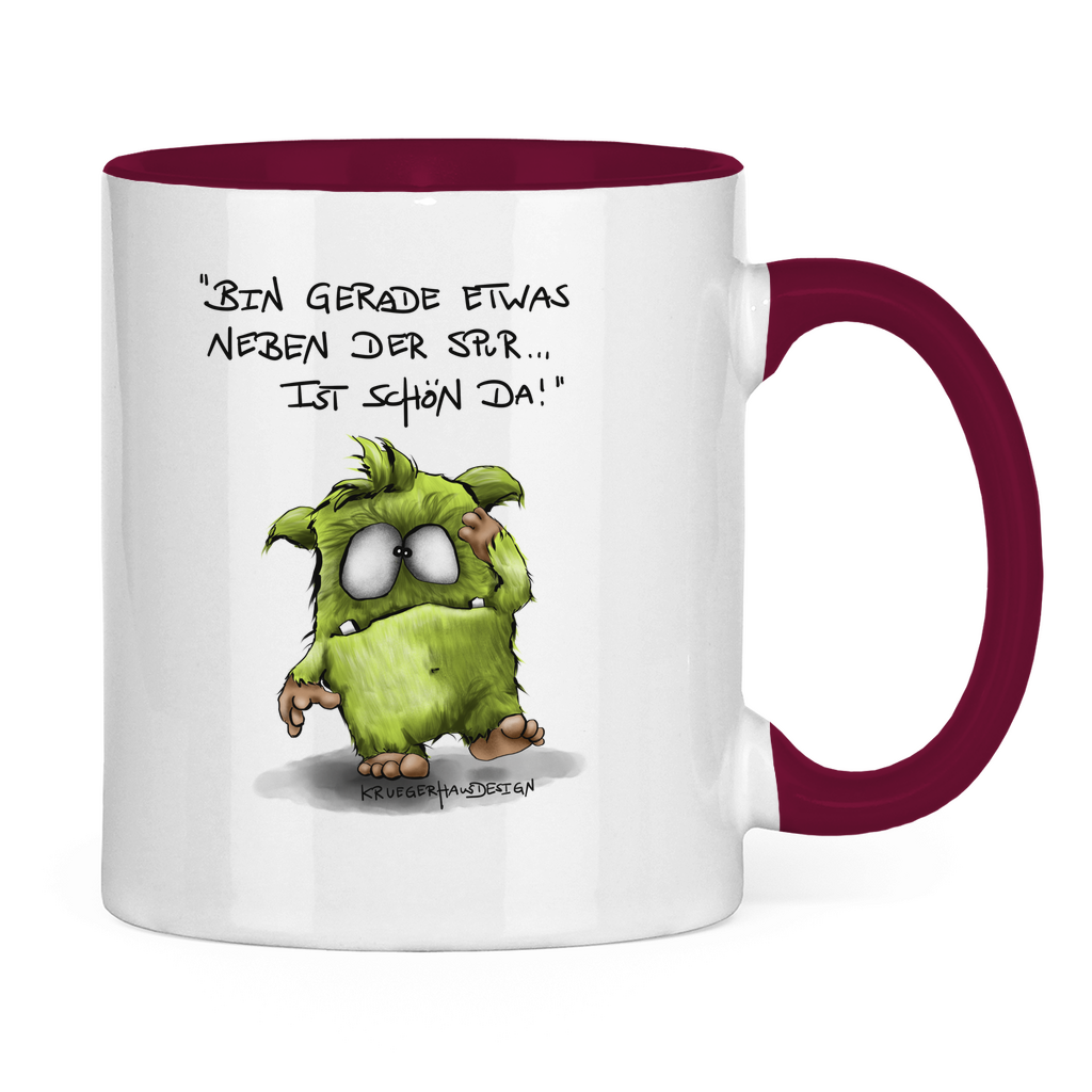 Tasse zweifarbig Bin gerade etwas neben der Spur... Ist schön da!