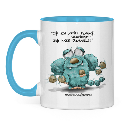 Tasse zweifarbig Bommeln